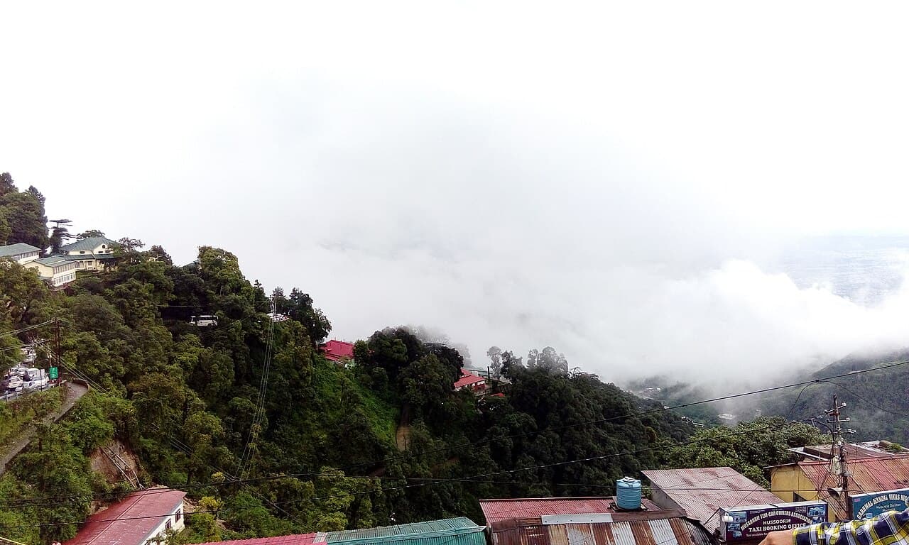 Mussoorie hill station near Dehradun